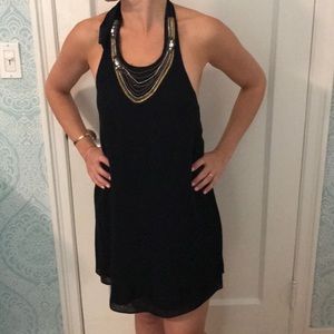 Alice + Olivia Halter Dress with Embellishment